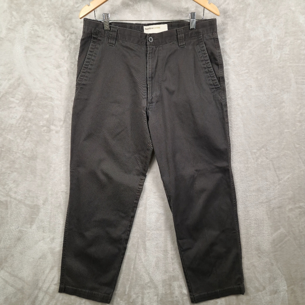 Perry Ellis‎ Cottons Men's Brown Pants Chinos Size 34x30